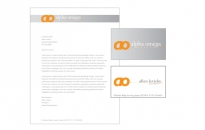 Alpha Omega System Business card and letterhead
